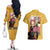 Soul Evans Soul Eater Couples Matching Off The Shoulder Long Sleeve Dress and Hawaiian Shirt Anime Style