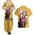 Soul Evans Soul Eater Couples Matching Summer Maxi Dress and Hawaiian Shirt Anime Style