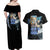 Black Star - Soul Eater Couples Matching Off Shoulder Maxi Dress and Hawaiian Shirt Japan Anime Style