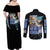 Black Star - Soul Eater Couples Matching Off Shoulder Maxi Dress and Long Sleeve Button Shirt Japan Anime Style