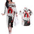 Uchiha Sasuke - Japan Style Anime Couples Matching Off The Shoulder Long Sleeve Dress and Hawaiian Shirt