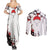 Uchiha Sasuke - Japan Style Anime Couples Matching Summer Maxi Dress and Long Sleeve Button Shirt