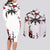 Kaido - Japan Style Anime Couples Matching Long Sleeve Bodycon Dress and Long Sleeve Button Shirt