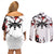 Kaido - Japan Style Anime Couples Matching Off Shoulder Short Dress and Long Sleeve Button Shirt