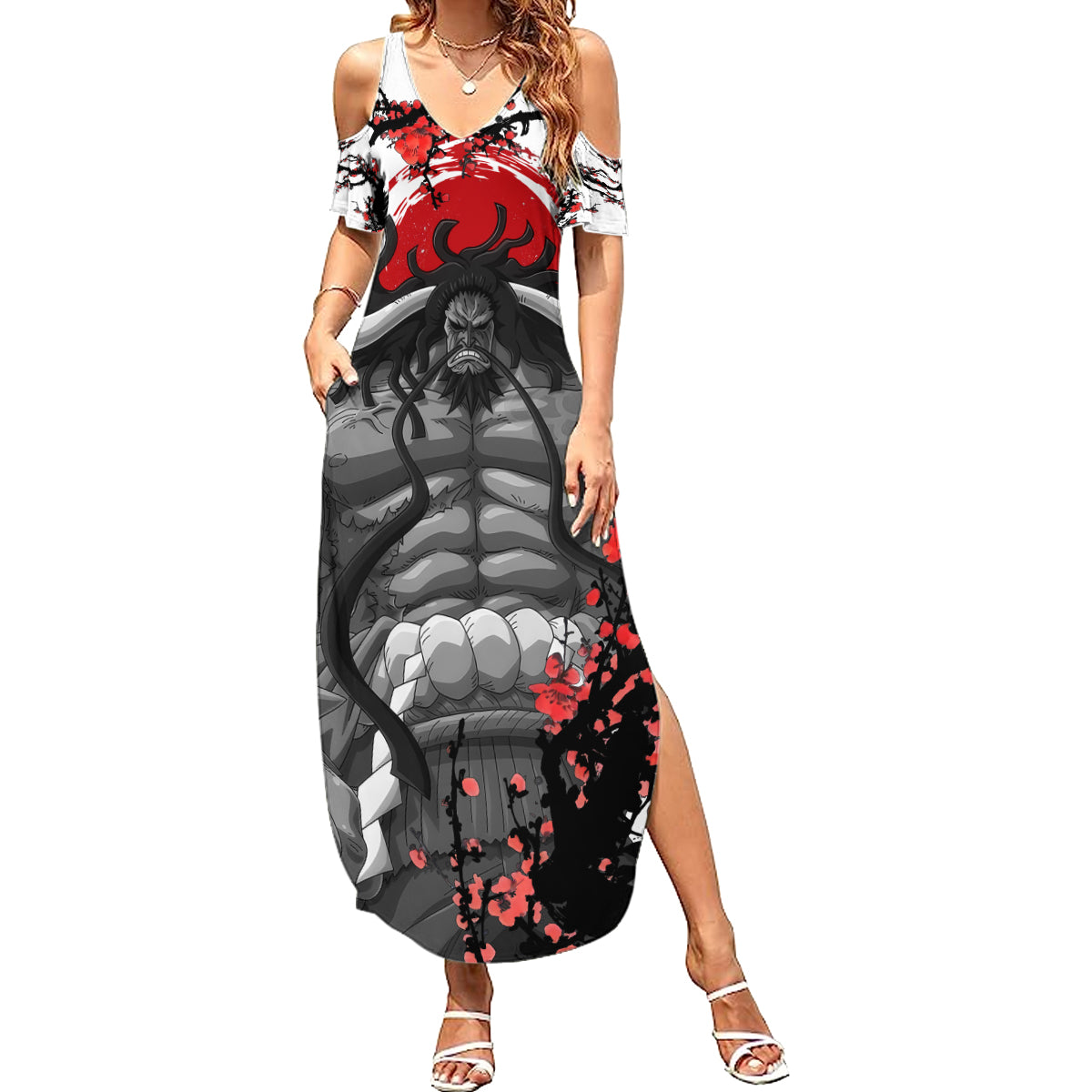 Kaido - Japan Style Anime Summer Maxi Dress