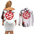 Shikamaru - Japan Style Anime Couples Matching Off Shoulder Short Dress and Long Sleeve Button Shirt