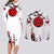 Minato Namikaze - Japan Style Anime Couples Matching Long Sleeve Bodycon Dress and Long Sleeve Button Shirt