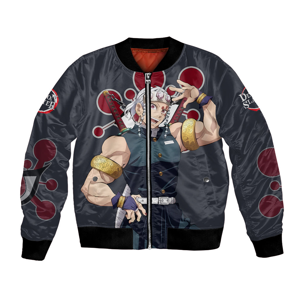 Tengen Uzui Bomber Jacket Demon Slayer