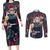 Tengen Uzui Couples Matching Long Sleeve Bodycon Dress and Long Sleeve Button Shirt Demon Slayer