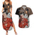 Giant Titan - Attack On Titan Couples Matching Summer Maxi Dress and Hawaiian Shirt Attack On Titan