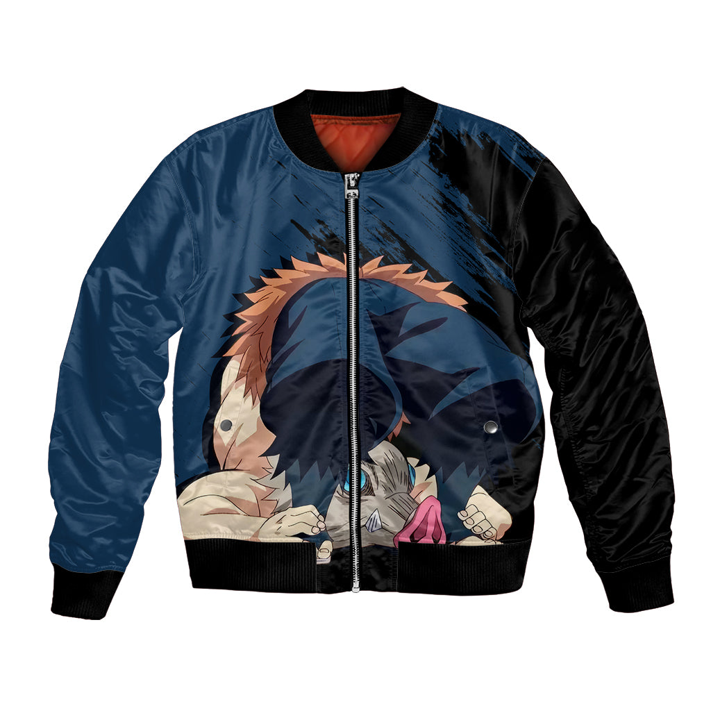 Kimetsu Inosuke Bomber Jacket Demon Slayer