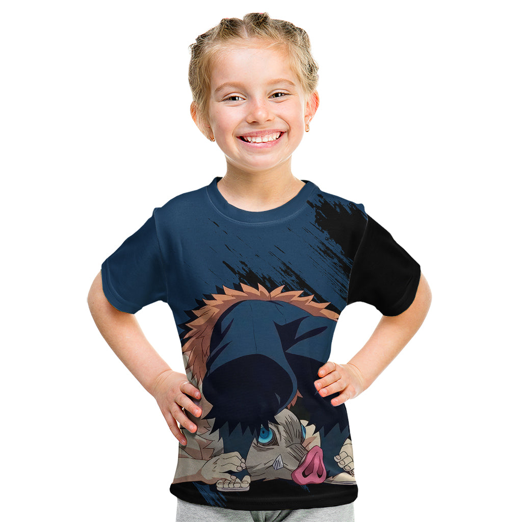 Kimetsu Inosuke Kid T Shirt Demon Slayer