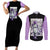 Frieza Couples Matching Short Sleeve Bodycon Dress and Long Sleeve Button Shirt Dragon Ball Mix Anime Manga