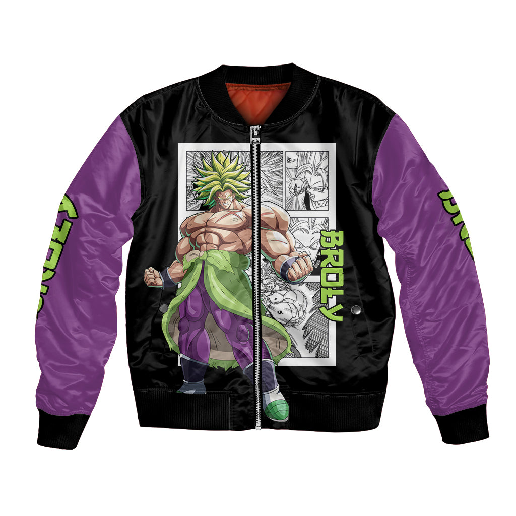 Broly Legendary SSJ Bomber Jacket Dragon Ball Mix Anime Manga