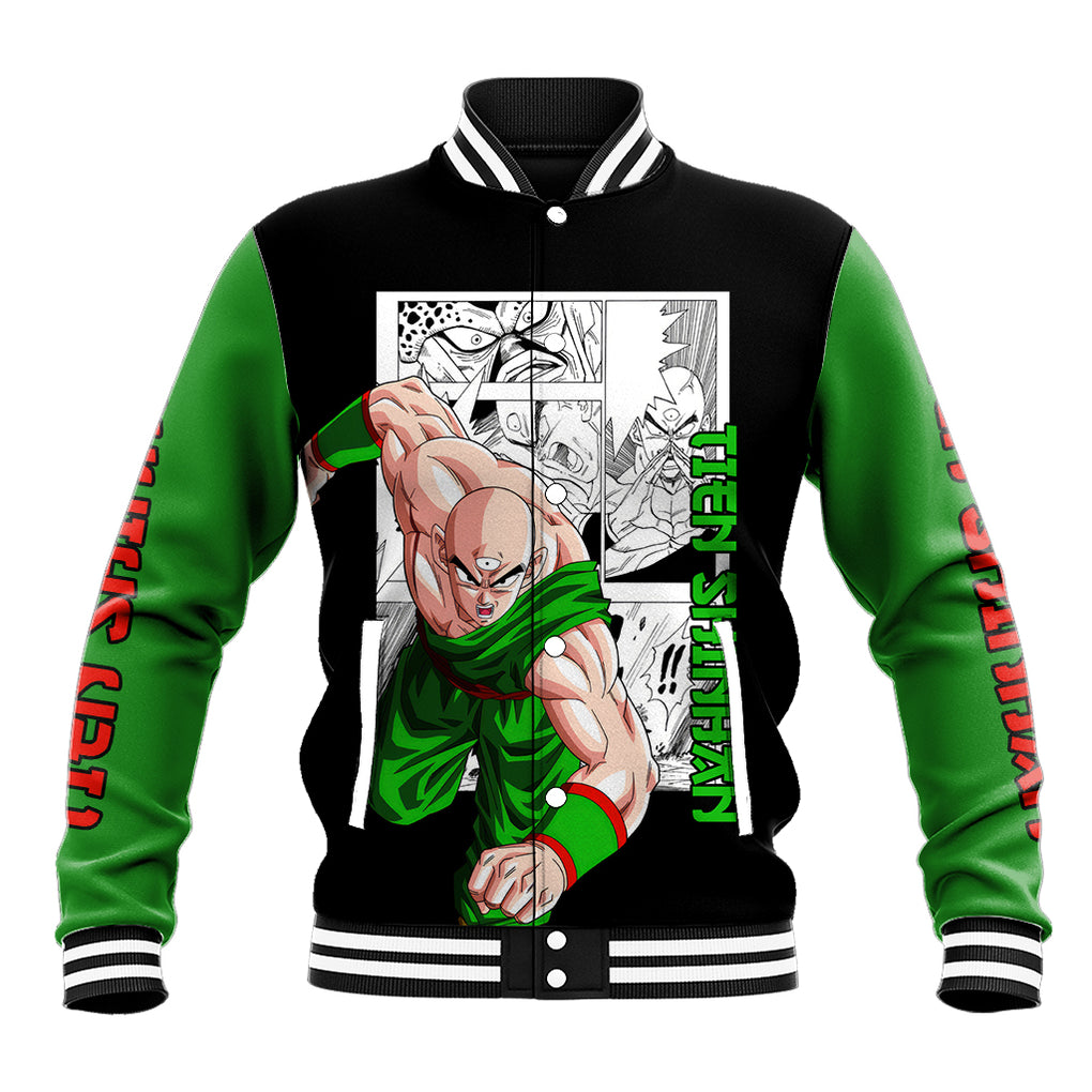 Tien Shinhan Baseball Jacket Dragon Ball Mix Anime Manga