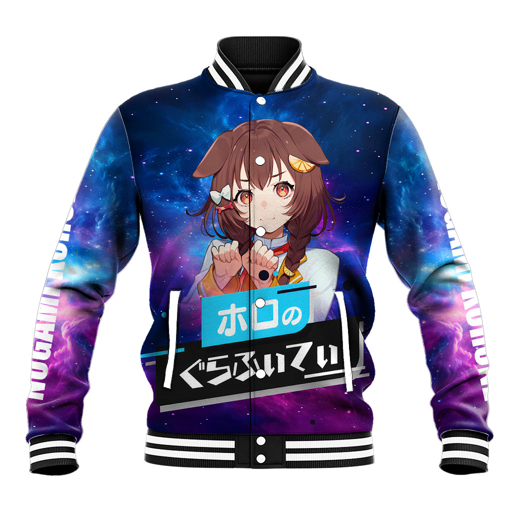 Inugami Korone Holo Live Baseball Jacket Galaxy Style