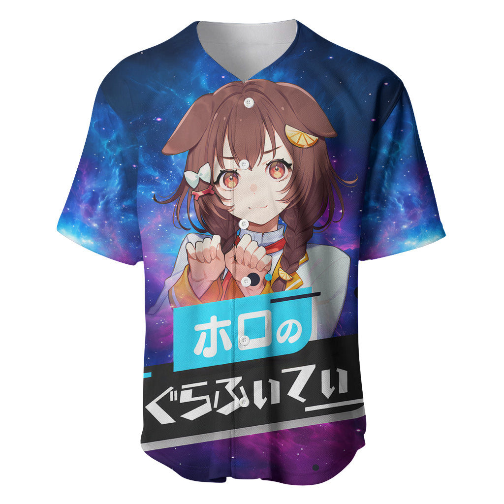 Inugami Korone Holo Live Baseball Jersey Galaxy Style