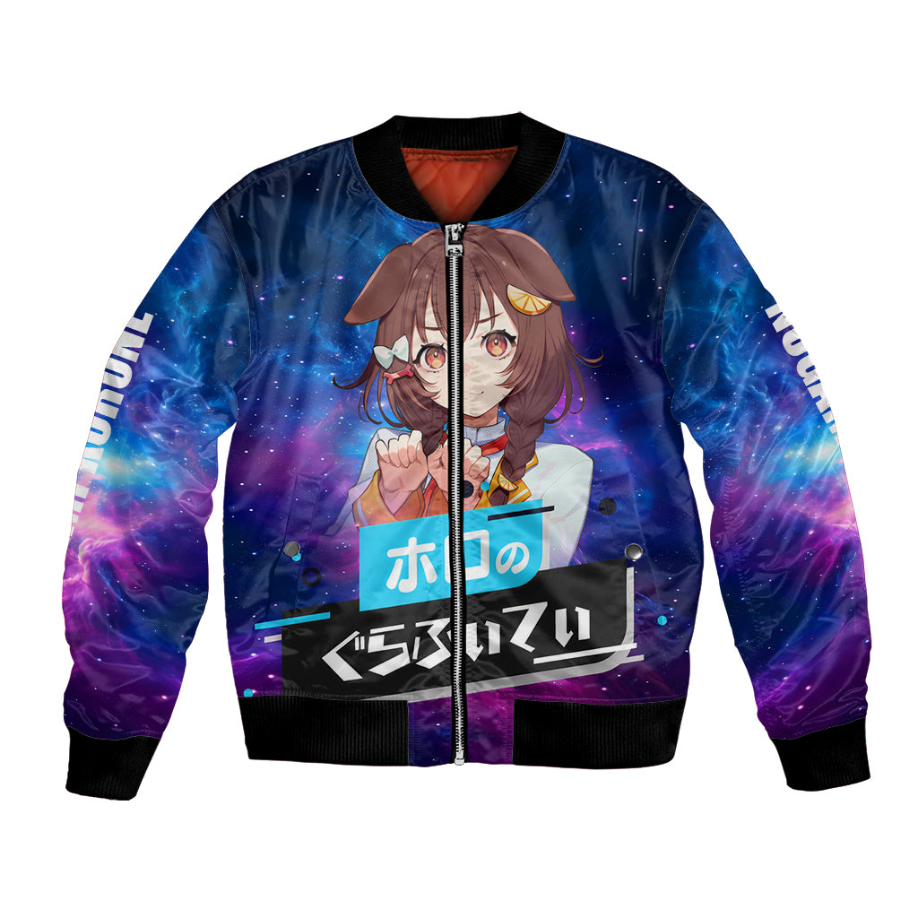 Inugami Korone Holo Live Bomber Jacket Galaxy Style