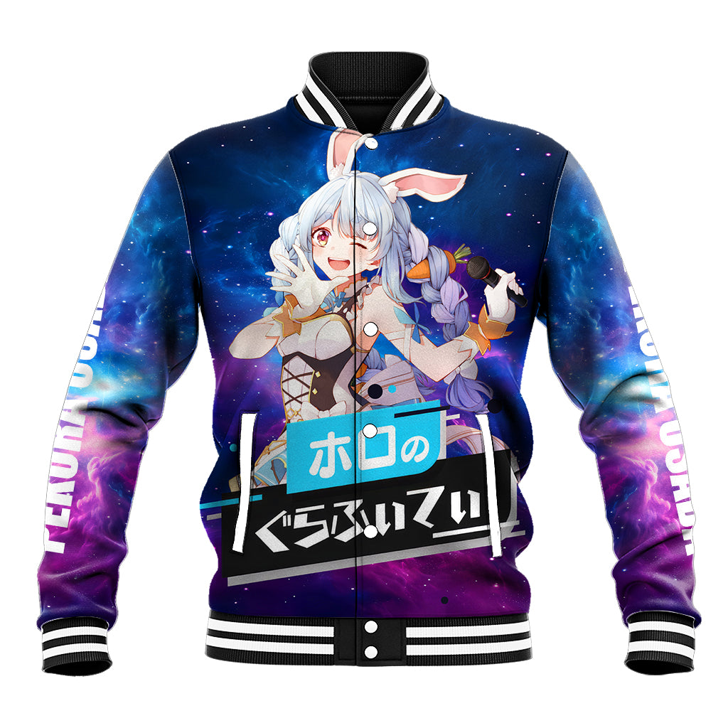 Pekora Usada Holo Live Baseball Jacket Galaxy Style