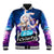 Pekora Usada Holo Live Baseball Jacket Galaxy Style