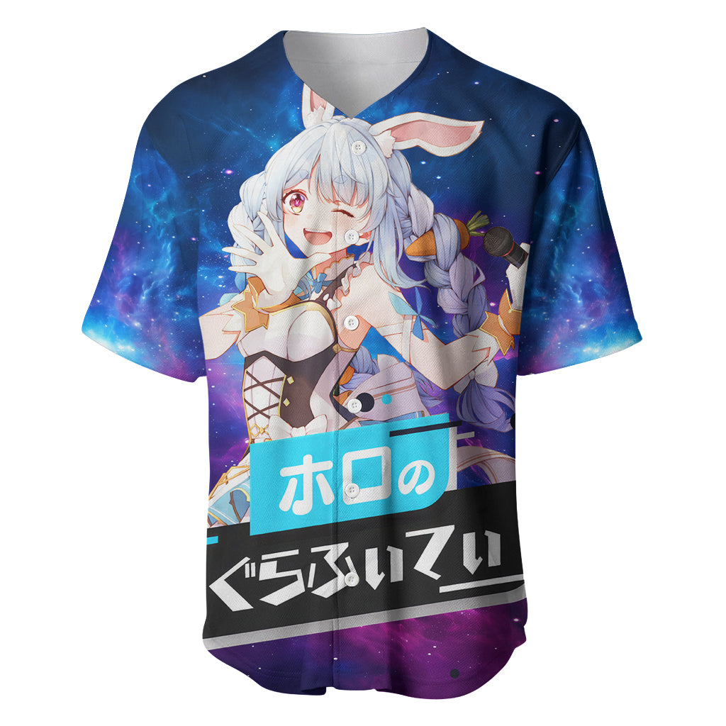 Pekora Usada Holo Live Baseball Jersey Galaxy Style