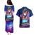 Houshou Marine Holo Live Couples Matching Puletasi and Hawaiian Shirt Galaxy Style