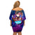 Houshou Marine Holo Live Off Shoulder Short Dress Galaxy Style