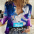 Shirakami Fubuki Holo Live Women Casual Shirt Galaxy Style