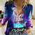 Nekomata Okayu Holo Live Women Casual Shirt Galaxy Style