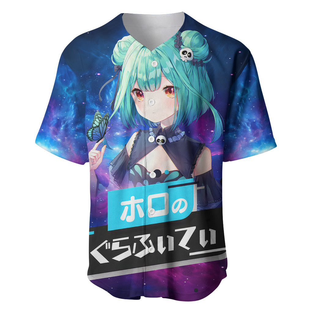 Uruha Rushia Holo Live Baseball Jersey Galaxy Style