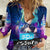 Uruha Rushia Holo Live Women Casual Shirt Galaxy Style