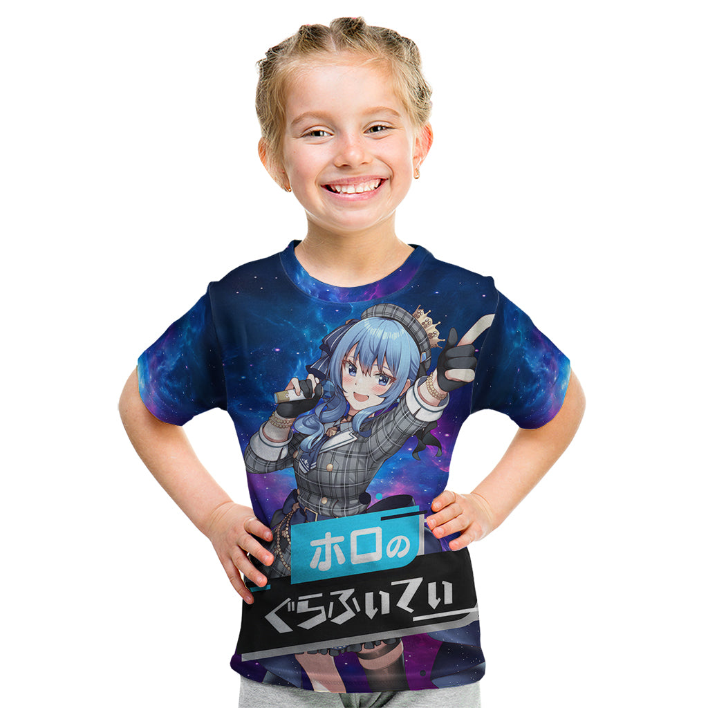 Hoshimachi Suisei Holo Live Kid T Shirt Galaxy Style