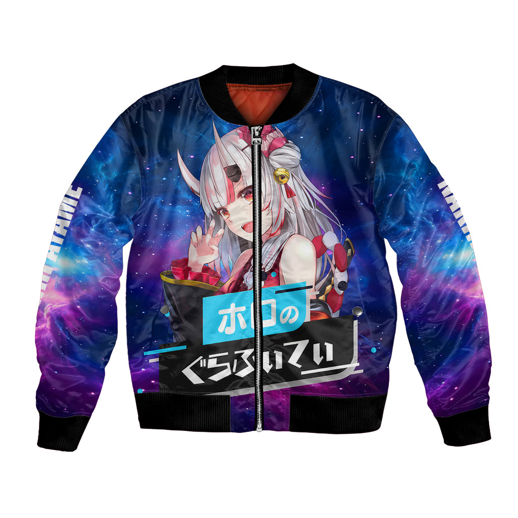 Nakiri Ayame Holo Live Bomber Jacket Galaxy Style