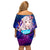 Nakiri Ayame Holo Live Off Shoulder Short Dress Galaxy Style