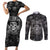 cowboy-skull-couples-matching-short-sleeve-bodycon-dress-and-long-sleeve-button-shirts-cowboy-take-me-away