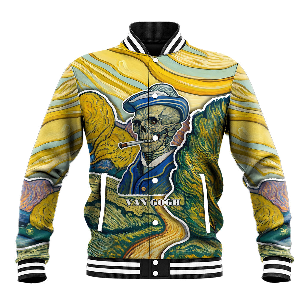 vincent-van-gogh-skull-baseball-jacket