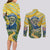 vincent-van-gogh-skull-couples-matching-long-sleeve-bodycon-dress-and-long-sleeve-button-shirts