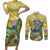 vincent-van-gogh-skull-couples-matching-short-sleeve-bodycon-dress-and-long-sleeve-button-shirts