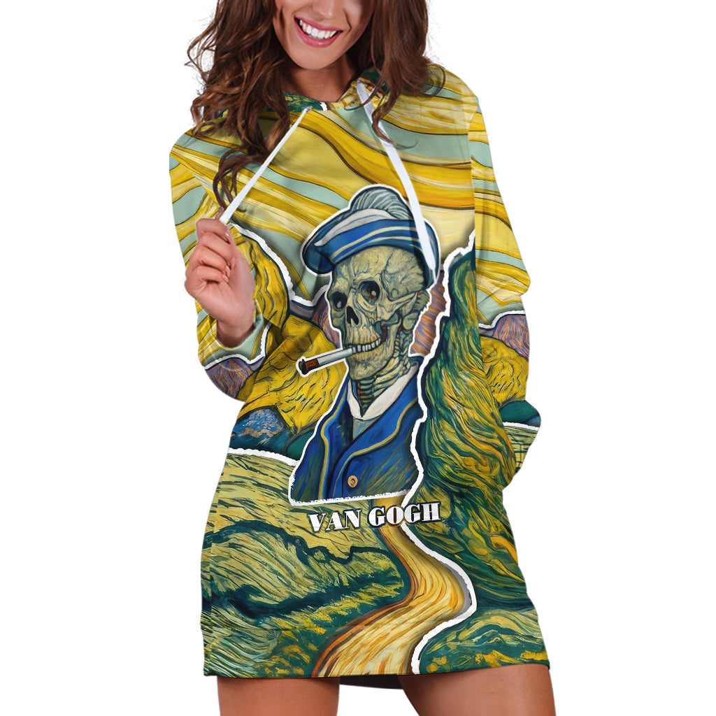 vincent-van-gogh-skull-hoodie-dress