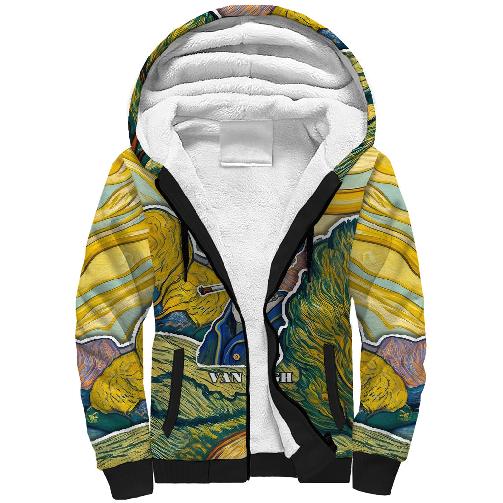 vincent-van-gogh-skull-sherpa-hoodie