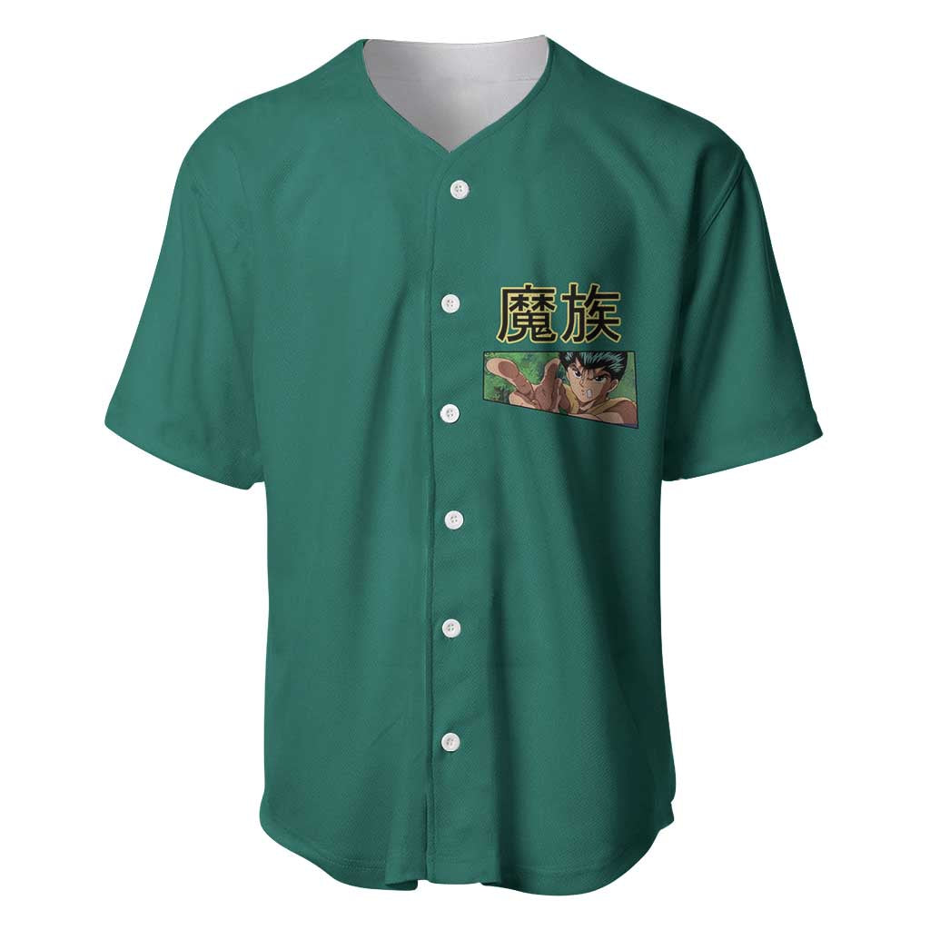 Yusuke Urameshi Yuyu Hakusho Baseball Jersey Anime Style