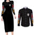 Ichigo Kurosaki TYBWA V2 Bleach Couples Matching Long Sleeve Bodycon Dress and Long Sleeve Button Shirt Anime Style