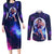 One Piece Lunar Ring Luffy Couples Matching Long Sleeve Bodycon Dress and Long Sleeve Button Shirt Anime Style