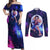 One Piece Lunar Ring Luffy Couples Matching Off Shoulder Maxi Dress and Long Sleeve Button Shirt Anime Style