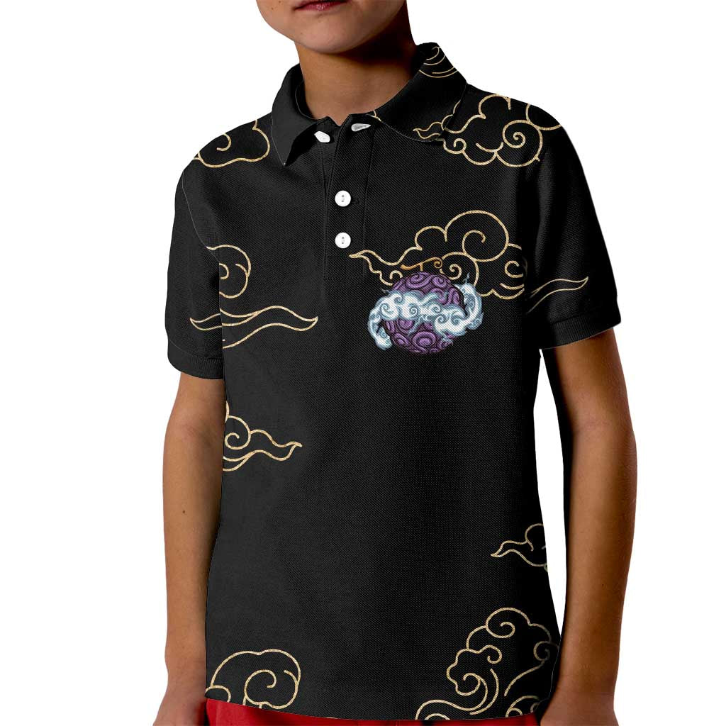 Monkey D. Luffy Gear 5th V4 One Piece Kid Polo Shirt Anime Style