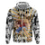 One Piece Blazing Force Luffy Hoodie Anime Mix Manga Style