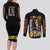 Trafalgar D. Law V2 One Piece Couples Matching Long Sleeve Bodycon Dress and Long Sleeve Button Shirt Anime Style