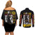 Trafalgar D. Law V2 One Piece Couples Matching Off Shoulder Short Dress and Long Sleeve Button Shirt Anime Style