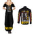 Trafalgar D. Law V2 One Piece Couples Matching Summer Maxi Dress and Long Sleeve Button Shirt Anime Style