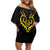 Trafalgar D. Law V2 One Piece Off Shoulder Short Dress Anime Style